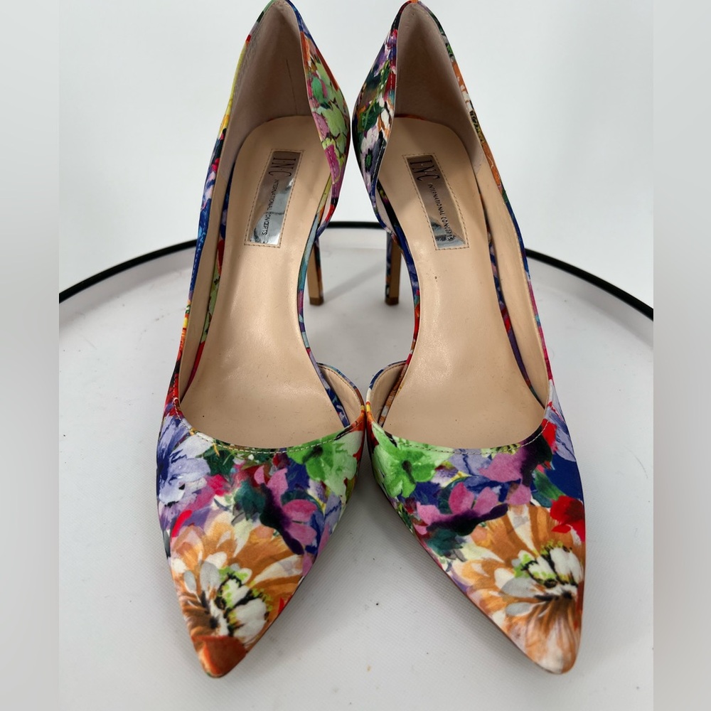 INC INTERNATIONAL‎ CONCEPTS FLORAL PRINT KENJAY PUMPS STILETTO HEEL